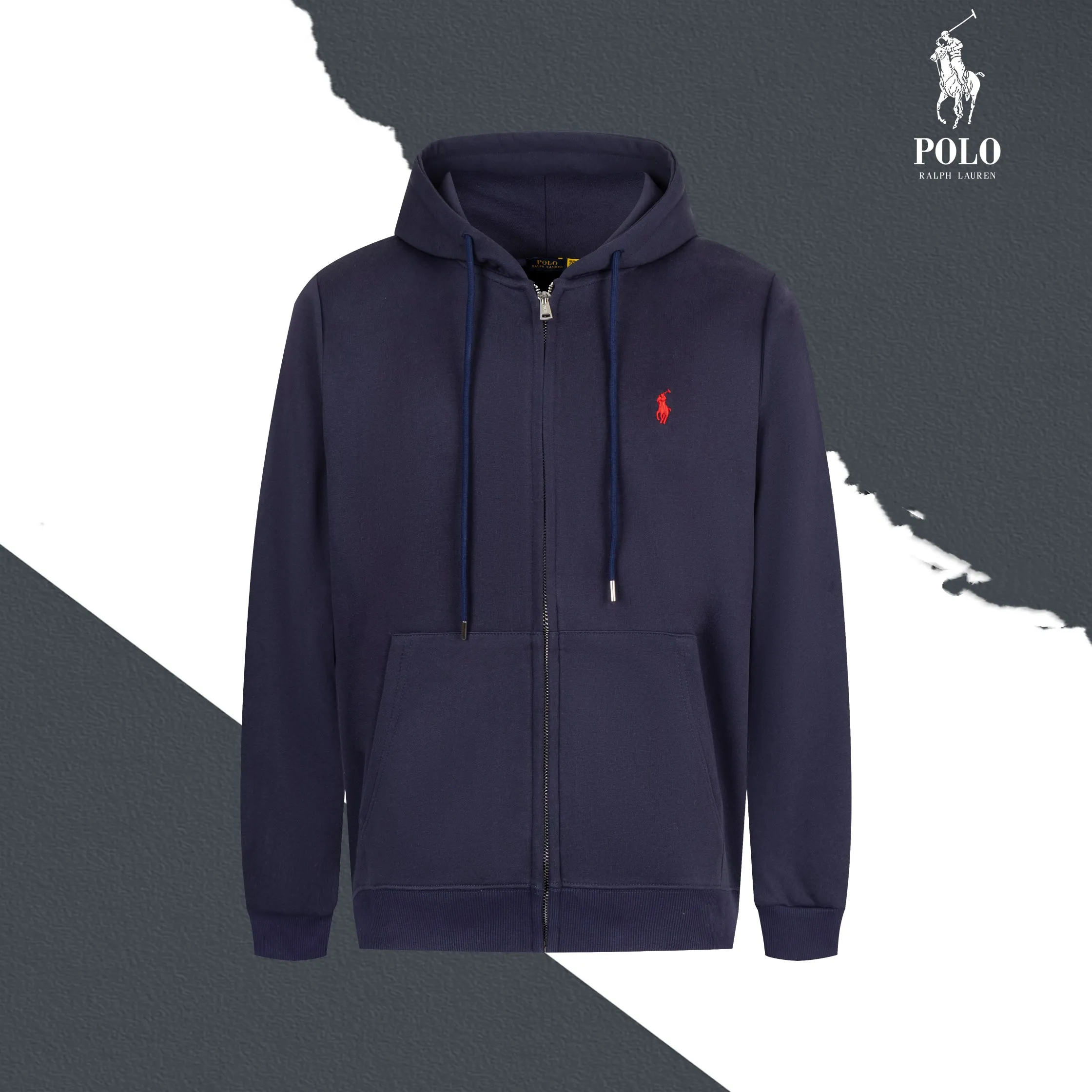P270 model number SL322 Rah Lauren raff pony small label embroidered zipper hooded jacket. The fabric is made of 420 air layer high weight double-ply double yarn knitted fabric. Same style for couples. Complete package with three labels. Distinguish the market currency. Compare at will. Oversize loose version. Can be worn up to 200. Fit below loose. Original matching accessories 1:1. Main mark process. Very high-end. Color: black, navy. Size: S-XL.